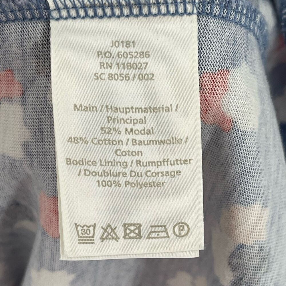 Boden Emory Jersey Dress Short Sleeve Above Knee Soft Blue Women 6 Regular J0181 - Picture 4 of 10